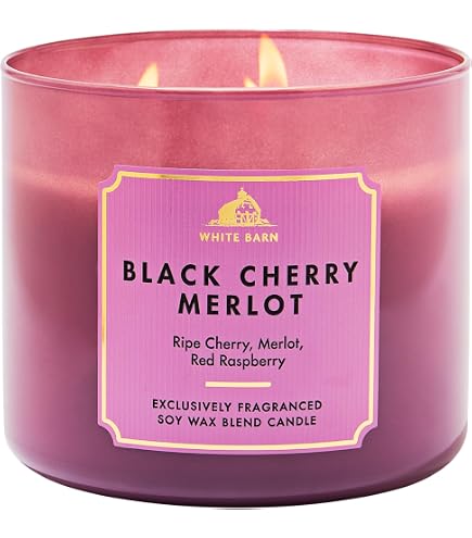 Amazon.com: Bath Body Works Black Cherry Merlot 3 Wick Scented